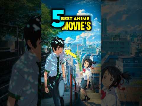 5 Best anime movies of all time..! 😍 #anime #shorts #iamopr