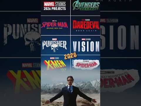 All Marvel projects releasing in 2026 || #shorts