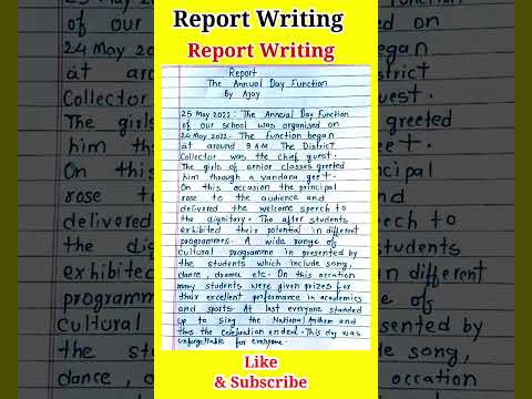 Annual Function l paragraph on annual Function l #report #writing #shorts