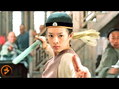 Attacked While Having Tea | CROUCHING TIGER, HIDDEN DRAGON | Michelle Yeoh, Ziyi Zhang