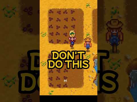 Biggest Beginner Mistake in Stardew Valley