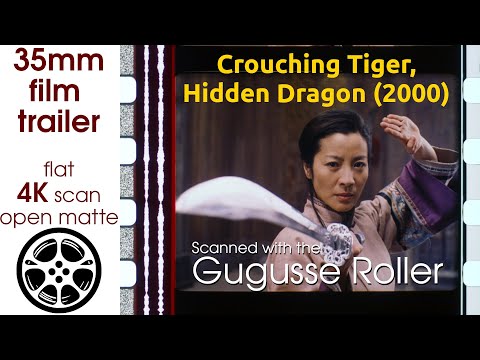 Crouching Tiger, Hidden Dragon (2000) 35mm film trailer, flat open matte, 4K *CROPPED
