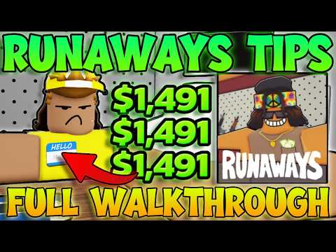 Do This To Get Your FIRST WIN In RUNAWAYS ROBLOX! Runaways Roblox Full Walkthrough Guide!