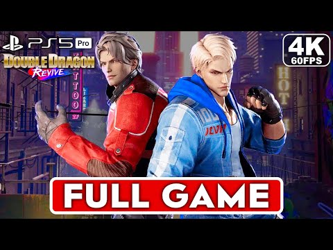 DOUBLE DRAGON REVIVE Gameplay Walkthrough FULL GAME  [4K 60FPS PS5 PRO] – No Commentary