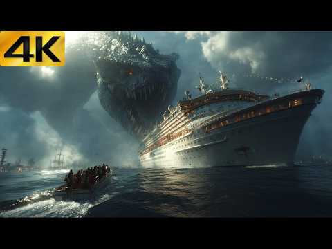 ใ4Kใ2026 Disaster Movie: Giant Serpents Tear Through Luxury Cruise, Devouring Thousands of Tourists!