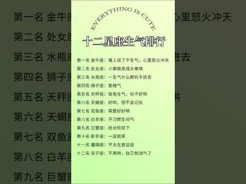 你喜歡的人好哄嗎？#shorts #十二星座 #星座 #星座分析 #恋爱 #恋爱技巧