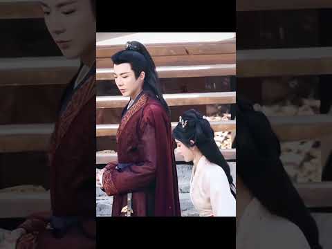 #宋祖儿 #刘宇宁 宠溺感溢出来了!#shorts #折腰 #拍戏现场 #路透