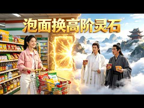 身负巨债,我的超市连通修真界!一桶泡面换高阶灵石!#泡面换高阶灵石 #异界倒卖爽剧 #大女主穿越短剧 #超市通异界 #修真爽文