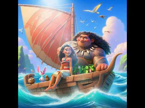 🌀Moana 2 Epic Journey: Funny & Musical Twist You’ll Love!🌀 #moana #anime #animation #disney