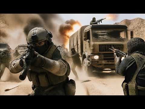 💥动作电影！恐怖分子搶劫運糧隊，最強特種兵出擊展現驚人實力！ #movie #精彩影视 #动作 #枪战 #特种兵
