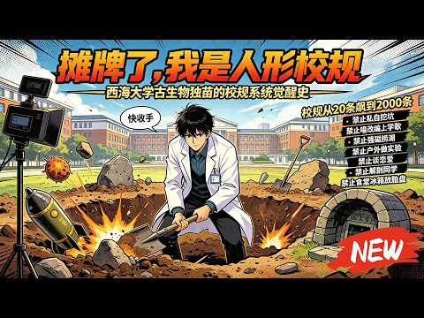 🔥【爆款漫劇】《摊牌了，我是人形校规》穿越成大学独苗：我校规系统炸出军火古墓，狂增两千条校规 #漫剧 #多多動漫社 #末世 #热门