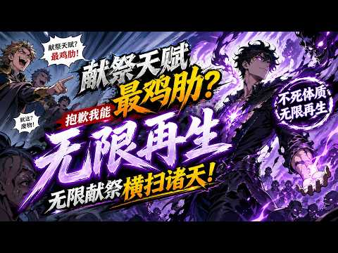 🔥【爆款漫劇】《献祭天赋最鸡肋？抱歉我能无限再生》献祭天赋被嘲笑，我有不死体质，无限献祭横扫诸天 #漫剧 #多多動漫社 #末世 #热门