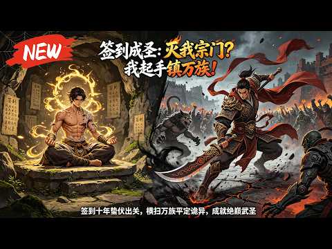 🔥【爆款漫劇】《签到成圣：灭我宗门？我起手镇万族！》签到十年蛰伏出关，横扫万族平定诡异，成就绝巅武圣#漫剧 #多多動漫社 #末世 #热门