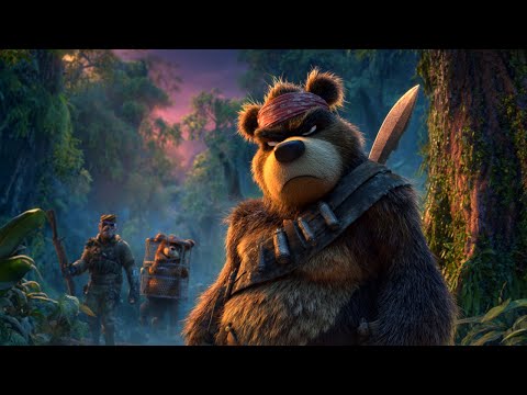 Full Movie in English 🎬 From Forest to City: A Bear’s Journey 🎬 Animated Family Adventure HD