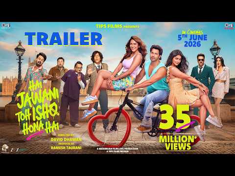 Hai Jawani Toh Ishq Hona Hai – Trailer | Varun | Mrunal | Pooja | David | In Cinemas 5th June 2026