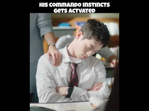 His soldier ๐คบ instincts get him into trouble & love โค๏ธ #kdrama #undercoverhighschool #jinkijoo