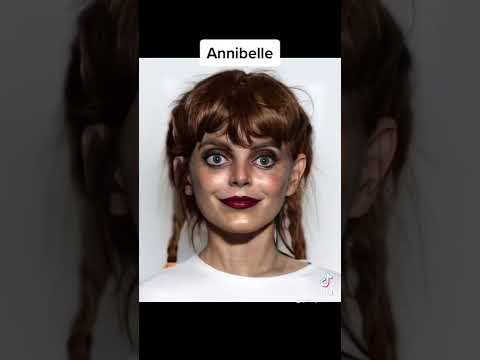 How haunted dolls would look if they were real humans😵 #shorts