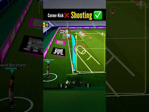 How to Score Directly from a Corner | Corner Kick Trick = Easy Goal 🎯 #efootball2027 #efootball