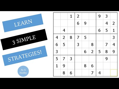 How to Solve Sudoku Puzzles – Sudoku Beginner Tutorial #1