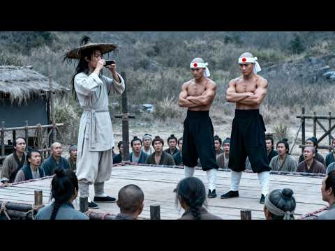 Japanese Samurai Mocked Chinese Martial Arts, But a Kung Fu Kid Destroyed Him in One Strike!
