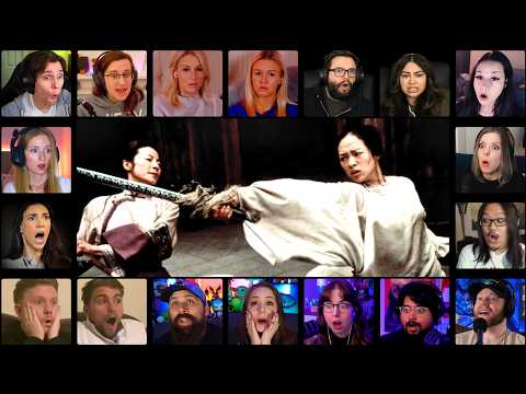 JEN vs SHU LIEN FIGHT SCENE | CROUCHING TIGER, HIDDEN DRAGON (2000) * REACTION MASHUP
