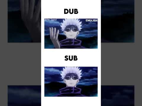 jujutsu kaisen dub vs sub