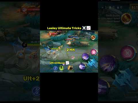 Lesley Ultimate Tricks Tutorial ☠️📈 #lesley #shorts #tutorial #mobilelegends