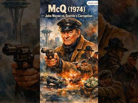 McQ (1974) — The Camaro Chase#JohnWayne #McQ1974 #ClassicCinema #WesternLegends #MovieShorts