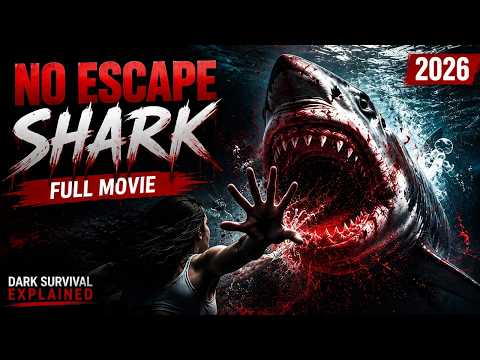 No Escape Shark Full Movie 2026 | English Movies Full Movie | Hollywood Film Dark Survival Explained