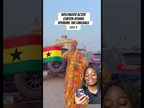 Nollywood actor Clinton Joshua speaking twi language perfectly in Ghana #decemberholidays