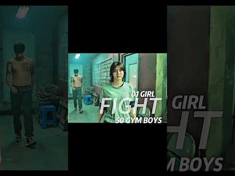 One Girl vs 50 Boys 🔥 | My Name | Epic Gym Fight Scene #shorts #myname #kdrama #netflix