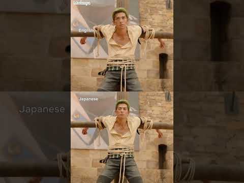 One Piece Live Action Show English vs Japanese