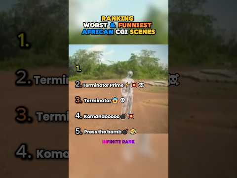 Ranking Worst and Funniest African Movie CGI Scenes🔫💥