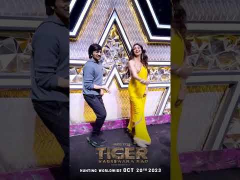 Ravi Teja shakes a leg with the evergreen beauty Shilpa Shetty | Ek Dum Ek Dum | #TigerNageswaraRao