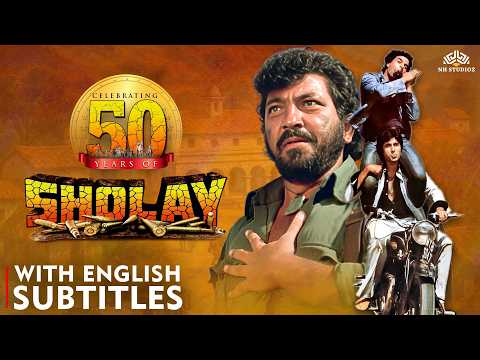 SHOLAY FULL MOVIE (4K) | Amitabh Bachchan, Dharmendra, Hema Malini | Biggest Blockbuster | Eng CC