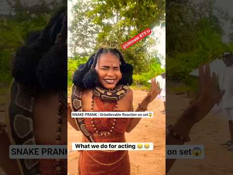 SNAKE vs HER! Nollywood Actress Breaks Character Behind the Scenes with Mercy Kenneth & Adakirikiri
