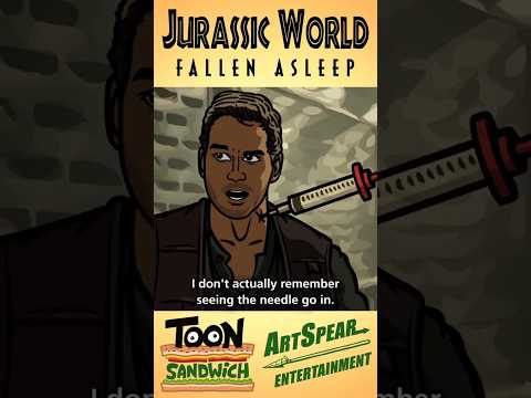 T-Rex's T-Rest is In-T-Rupted – TOON SANDWICH #shorts #jurassicworld #dinosaur #trex