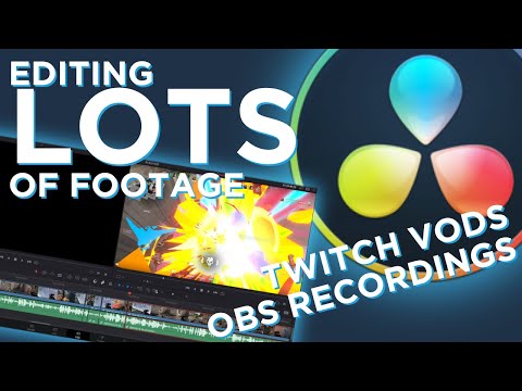 The Easiest Ways to Edit Hours of Gameplay Footage | DaVinci Resolve Tutorial
