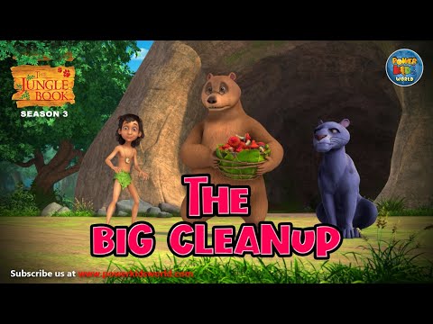 The Jungle Book Season 3 Episode 46 | English Stories | Jungle Book Cartoon | The Big Cleanup