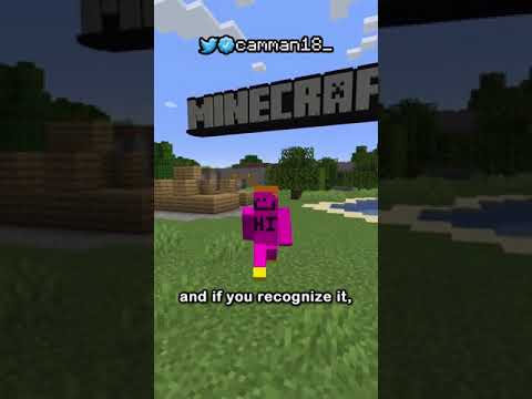 the minecraft tutorial world had a secret…