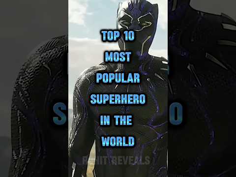 Top 10 Most Popular Superheroes of All Time! ( DC vs Marvel )
