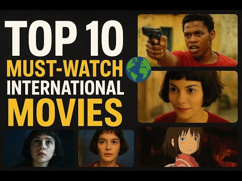 Top 10 Must-Watch International Movies 🌍 | World Cinema You Need to See!