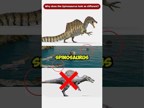 Why does the Spinosaurus from Jurassic World Rebirth Look so Different? #shorts #viral
