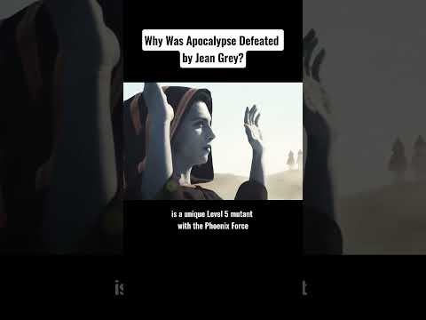 Why Was Apocalypse Defeatedby Jean Grey? #movie #marvel