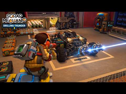 "WISHBONE" Suspension Tutorial + Plasma Drill building tips | Scrap Mechanic Chapter 2 EP 12