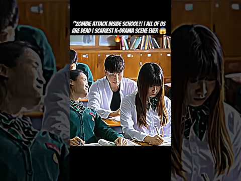 Zombie Attack Inside School?! | All Of Us Are Dead | Scariest K-Drama Scene Ever 😱🔥#zombie