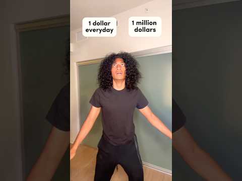1 Dollar Everyday OR 1 Million Dollars Now 🤑 #viralshort #trending #real