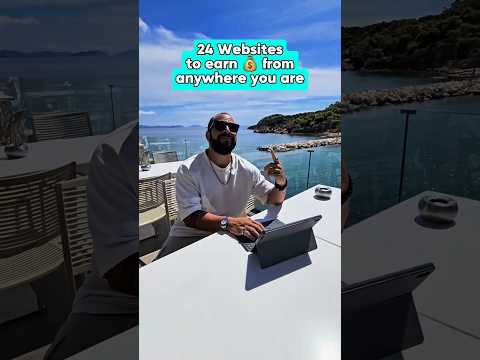 24 Websites to earn money from anywhere you are! #ai #moneyonline #remotework