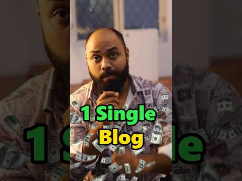 30 Day Income From Blogging 🤑 #money #blog