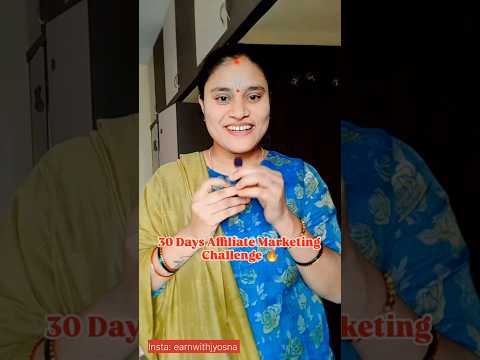 30 Days Affiliate Marketing Challenge |telugu affiliate marketing follow insta : @earnwithjyosna